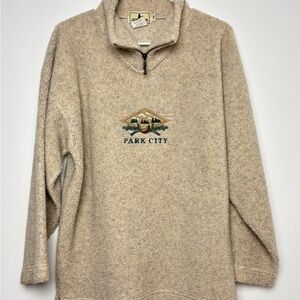 Park City Quarter Zip Sherpa Pullover